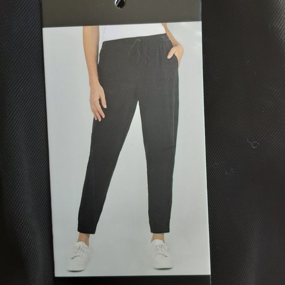 Tahari Women's Black Elastic Waist Joggers | New! Large - Picture 10 of 14